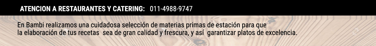 atencion a resturantes y catering